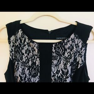 Black Sequined Midi Dress // Cynthia Rowley